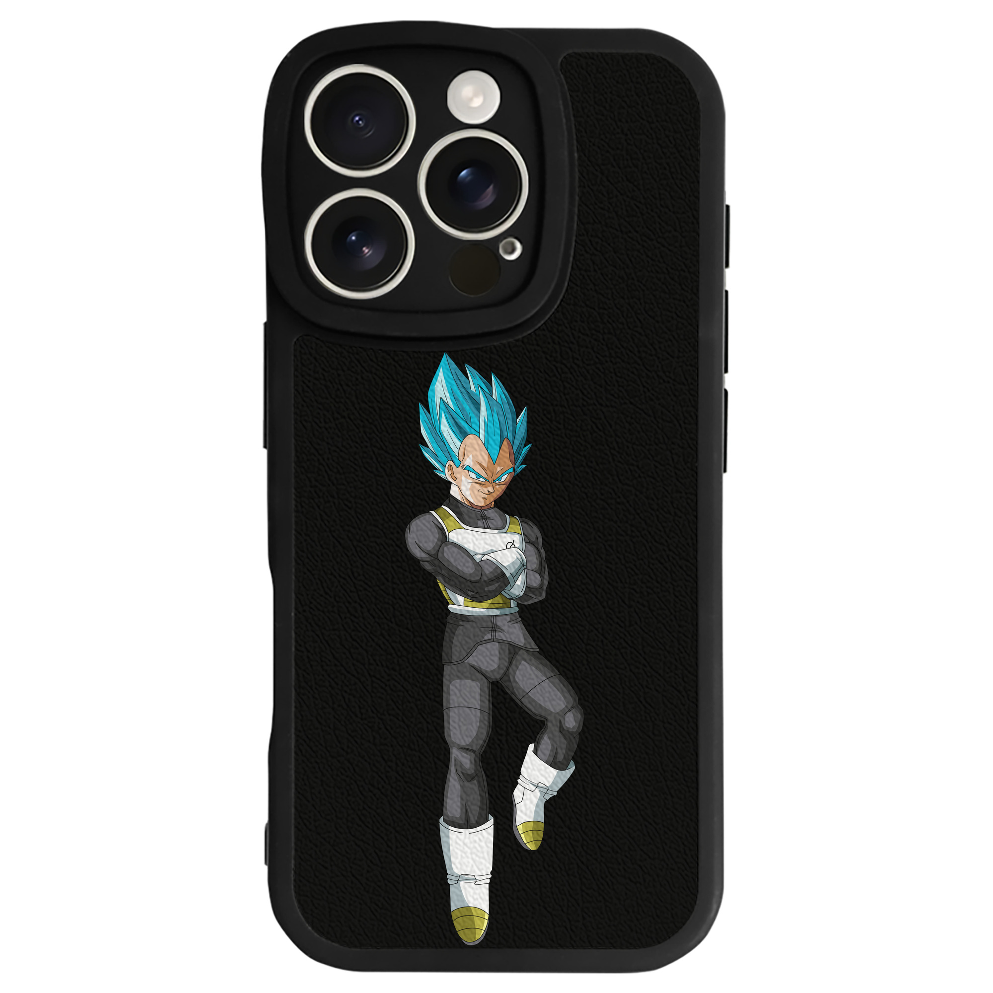 （画像用） ドラゴンボール ベジータ四世（Bejīta Yonsei）DRAGON BALL Vegeta IV 【iPhone 16シリーズ対応】シリコンスマホケース（レザー調） 材質：シリコン